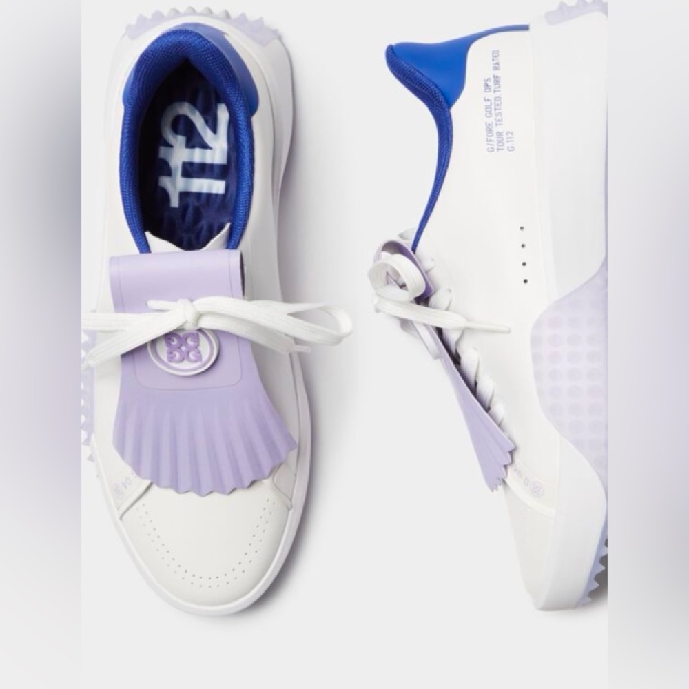💥SALE G112 White and Purple Sneakers